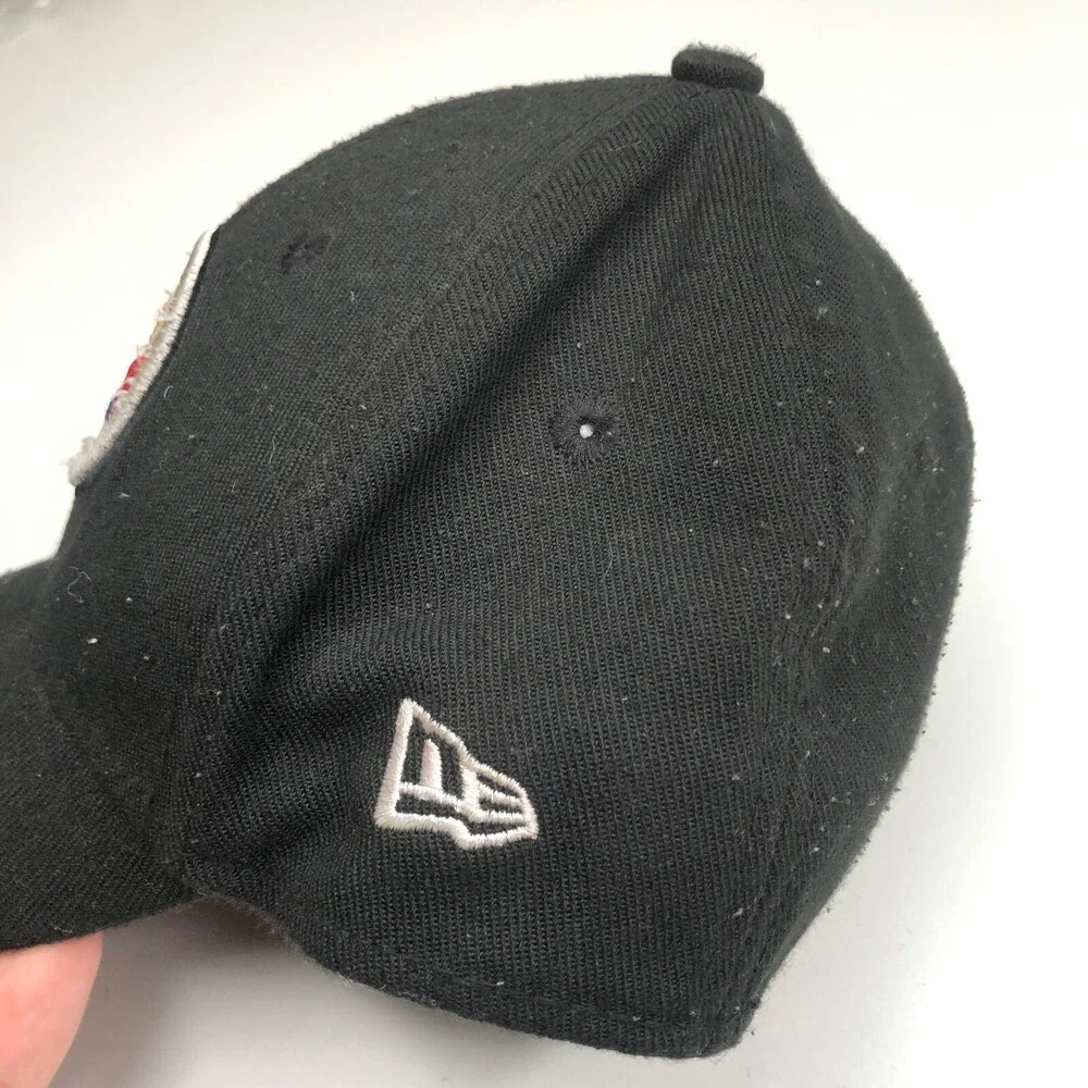 New Era Steelers Hat Boys Black Baseball Cap Pittsburgh NFL Football Youth Sport